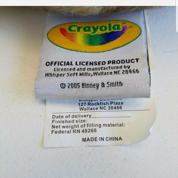 Crayola Crayon Koala Bear Explorer Scout Elf Plush Toy Binoculars Hat 2005 - Picture 5 of 7